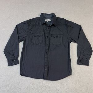 PD & C. Button Down Short Sleeves Dressy Shirt. Size:Boys L. (14-16).